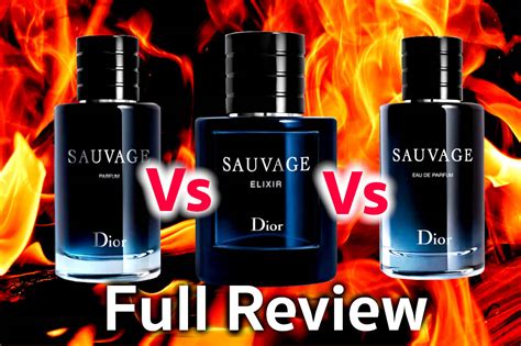 difference between dior sauvage edt and edp|is elixir stronger than parfum.